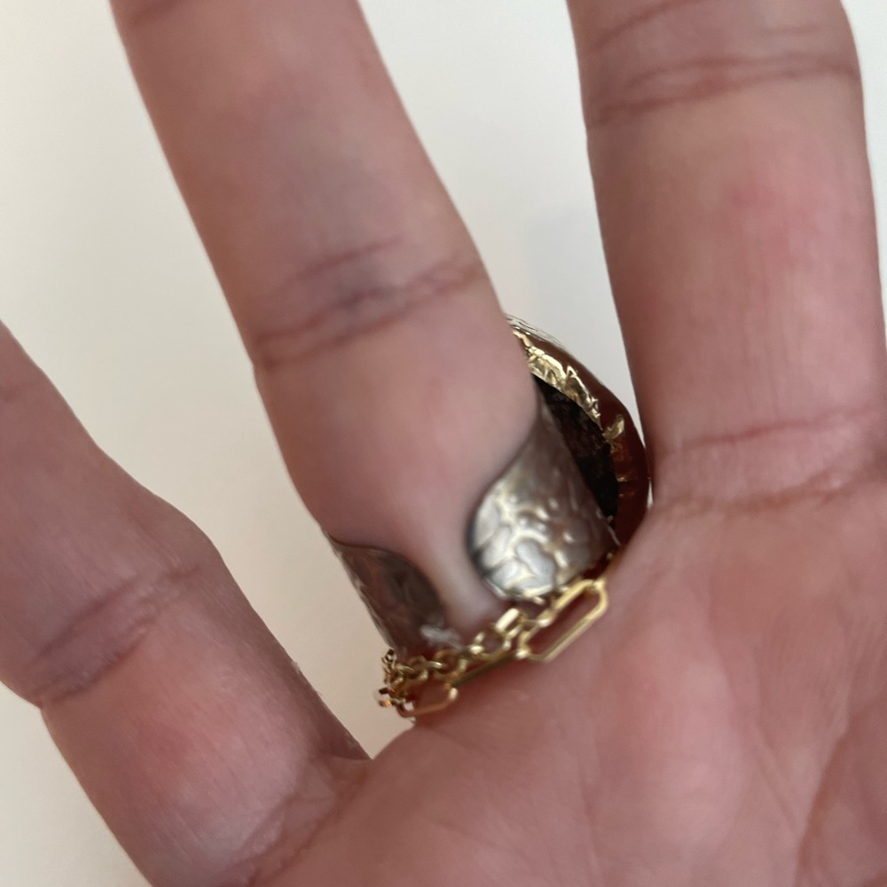 Adjustable Geode Ring - image 4